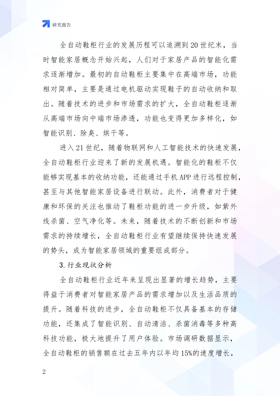 2024-2025年全自动鞋柜行业现状及综合发展趋势全面研究：未来重要产业发展导向_第2页