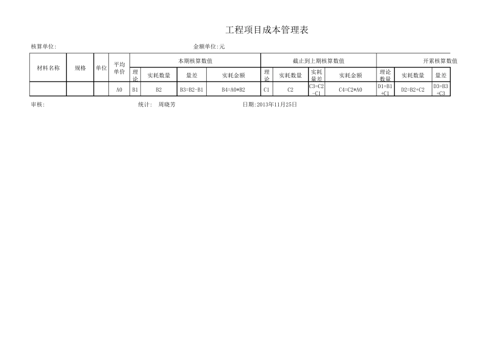 工程项目成本管理表xls_第3页