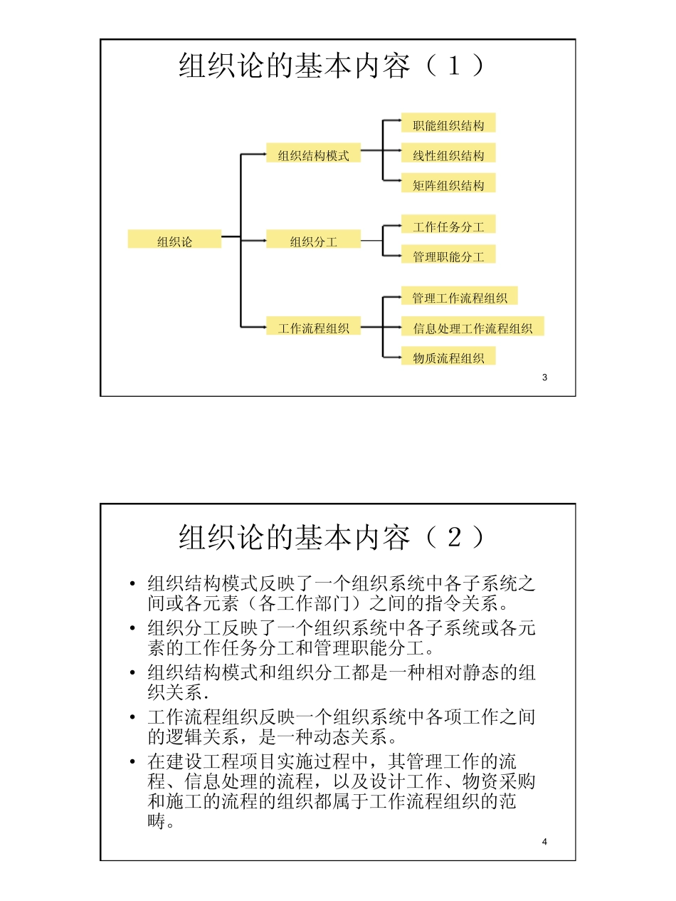 工程项目管理2项目管理组织_第2页