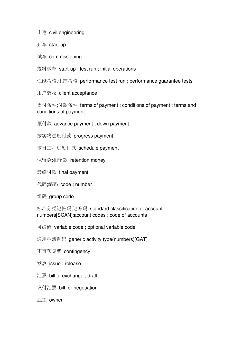 工程项目管理常用英语_第3页