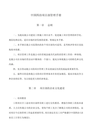 工程项目质量管理体系(自编)