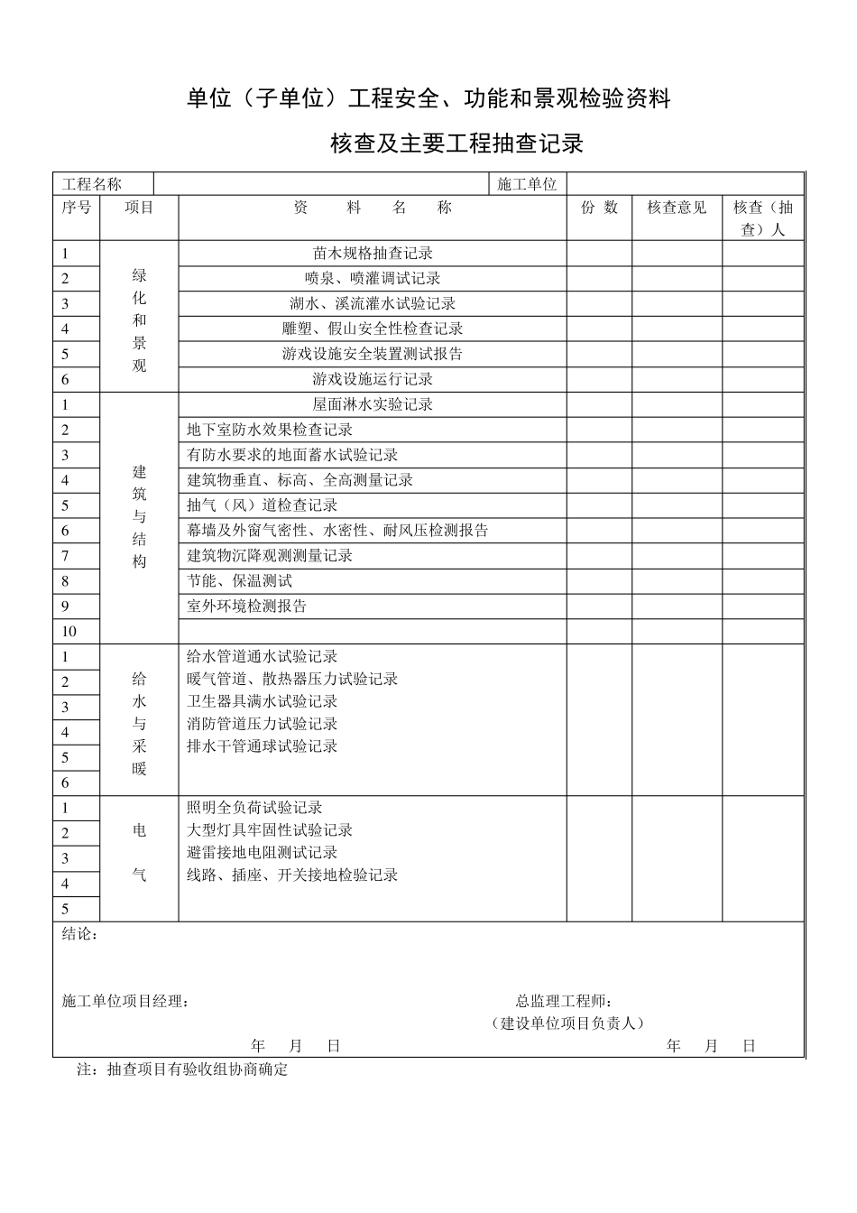 工程验收表格_第2页