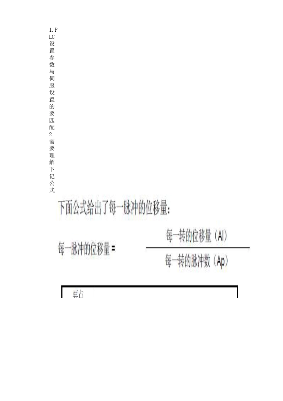 整理QD75定位伺服及步距的例子_第2页