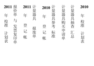 文件夹标签版式