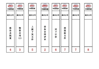 文件盒标签范例