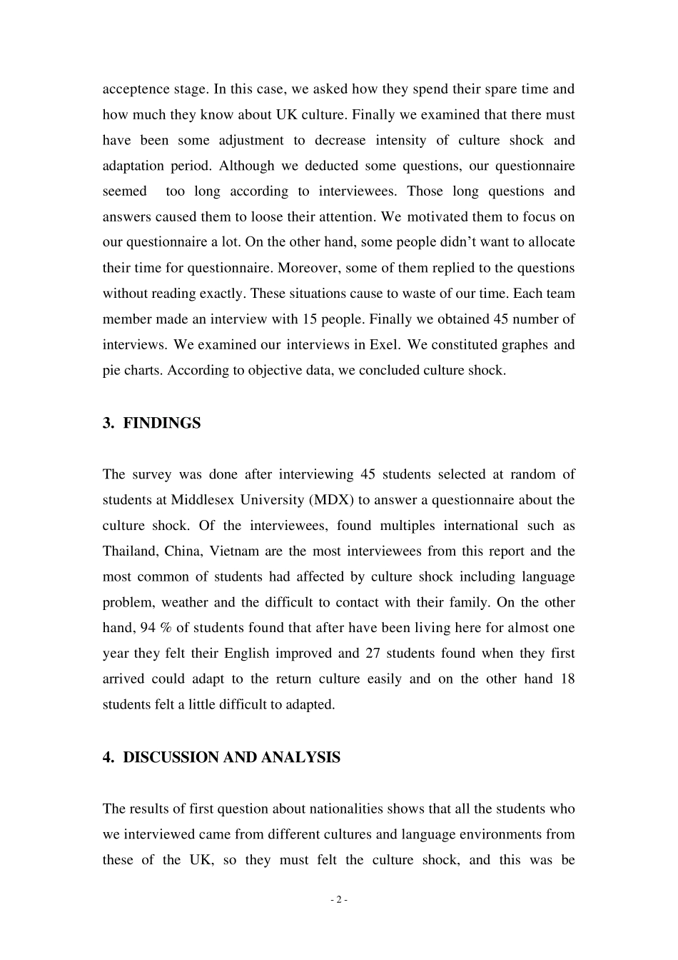文化冲击调查报告(英文版)_第3页