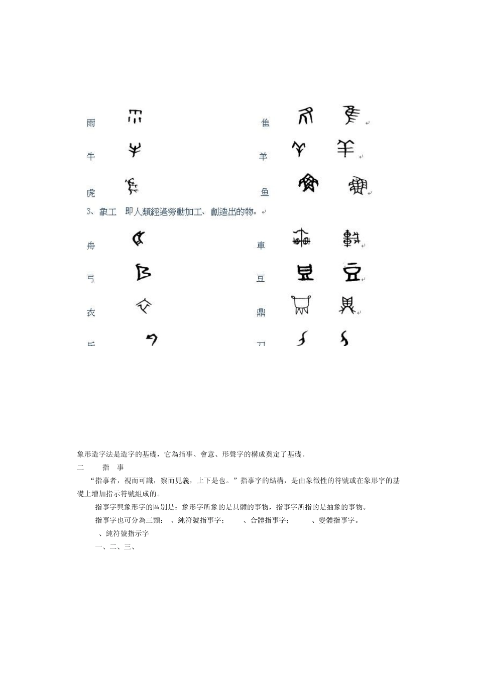 文字教案汉字演变_第3页