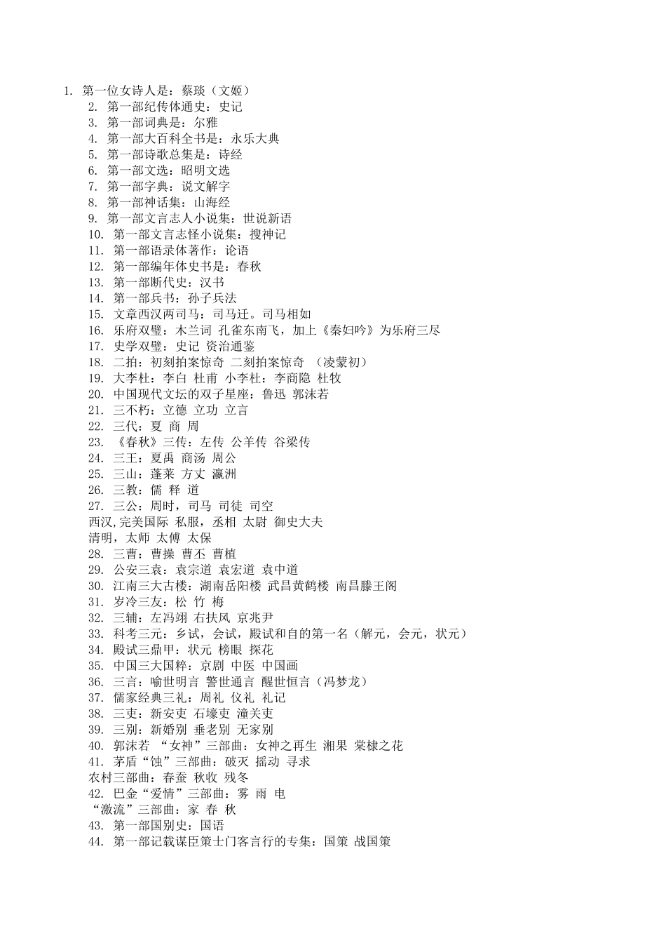 文学常识大全_第2页