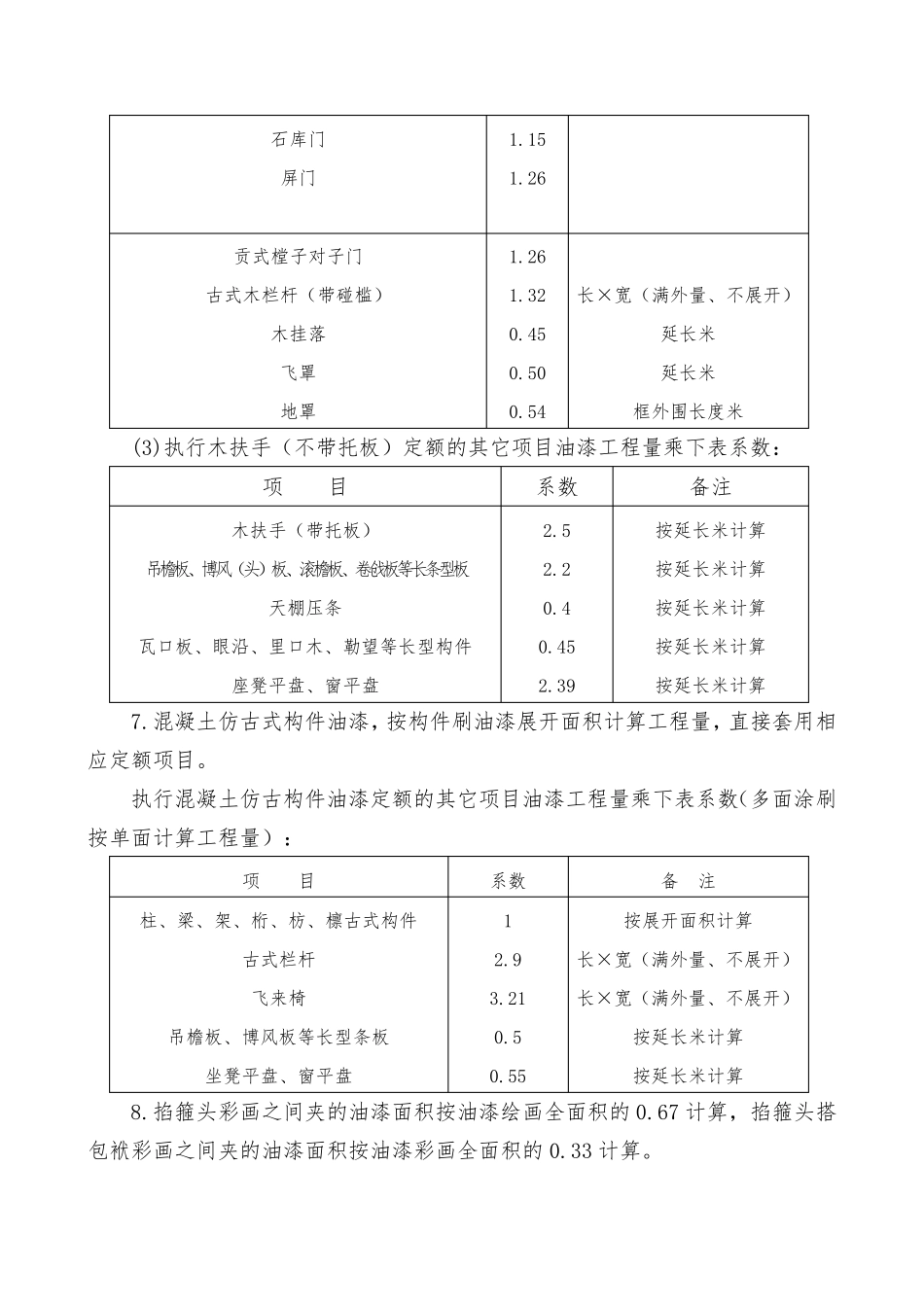 文物工程量计算规则.._第3页