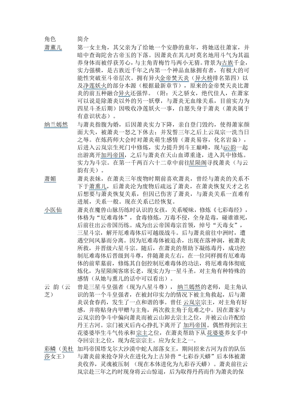 斗破苍穹主要人物_第2页