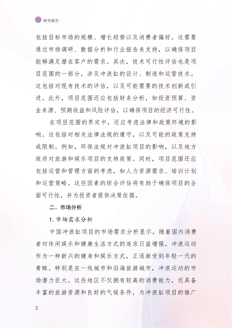2024-2025年冲浪缸项目总体发展情况及未来发展情况深度分析报告_第3页