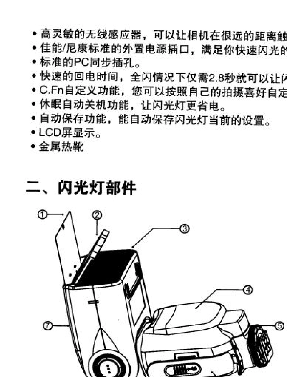 斯丹德DF660电子闪光灯用户手册_第3页