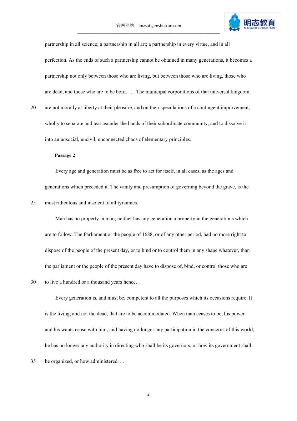 新SAT官方指南阅读第十九篇全解析_第2页