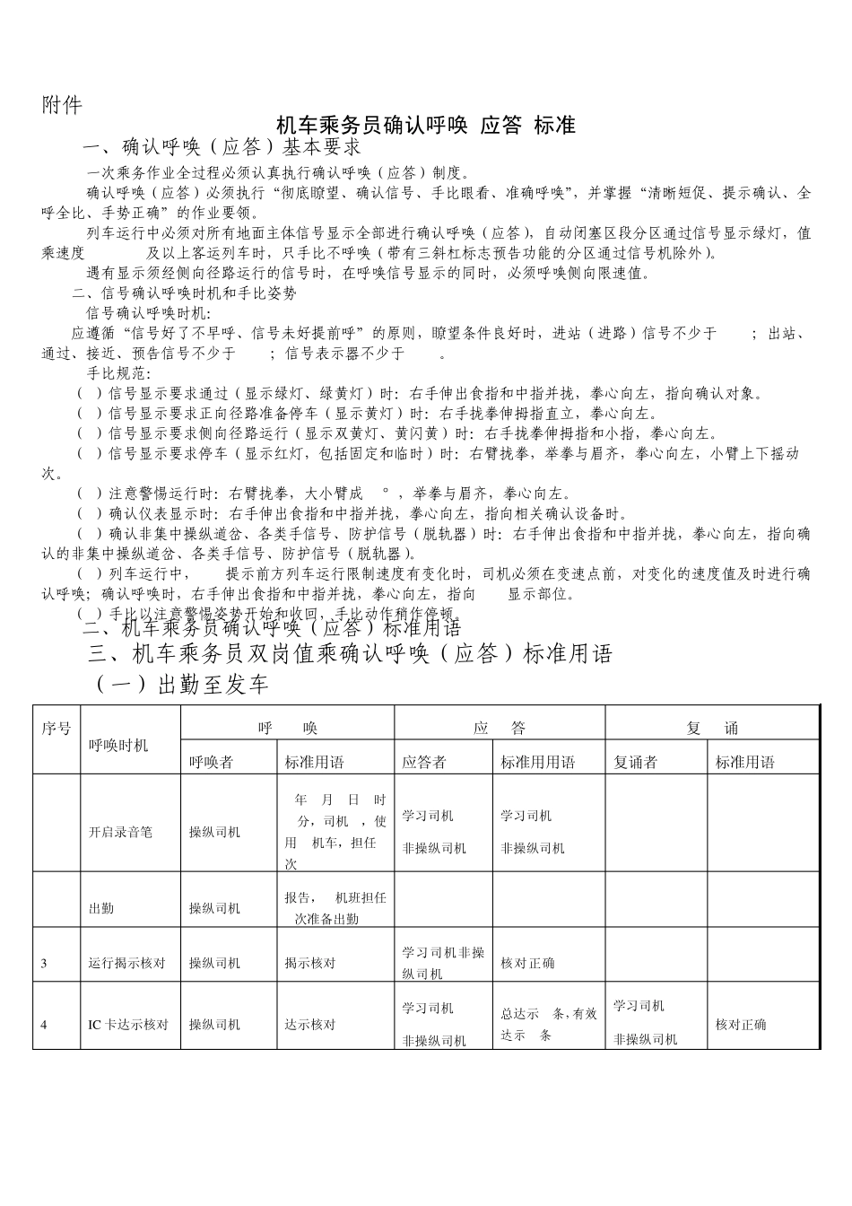 新《操规》呼唤应答,手指手比_第1页