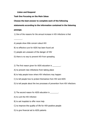 新世纪大学英语(第二版)综合教程3课后习题答案UNIT5