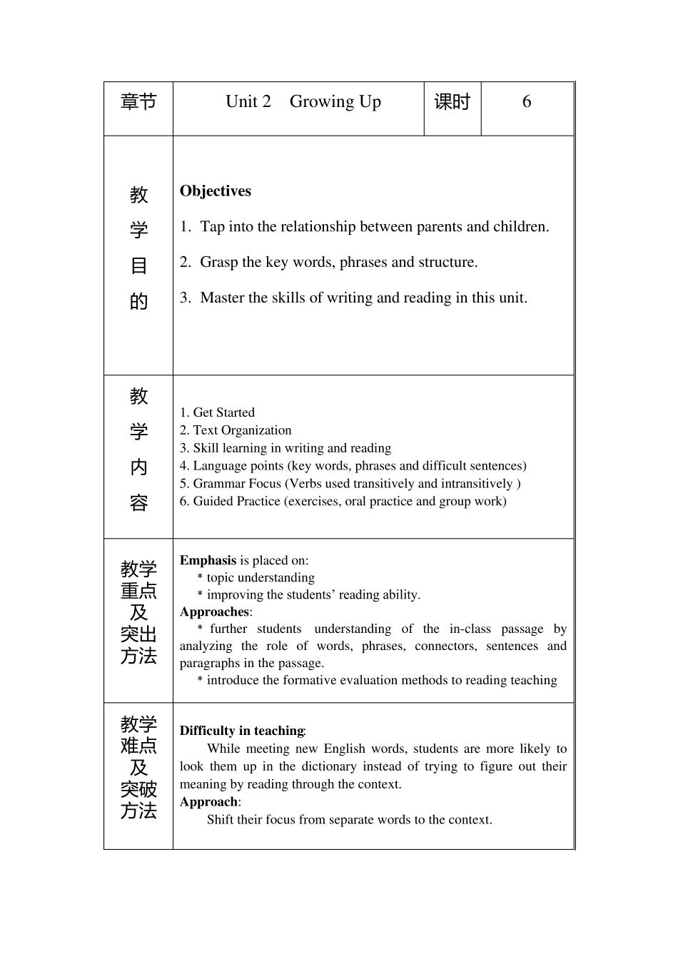新世纪大学英语综合教程第一册教案_第3页