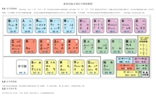 新世纪版五笔打字简明教程
