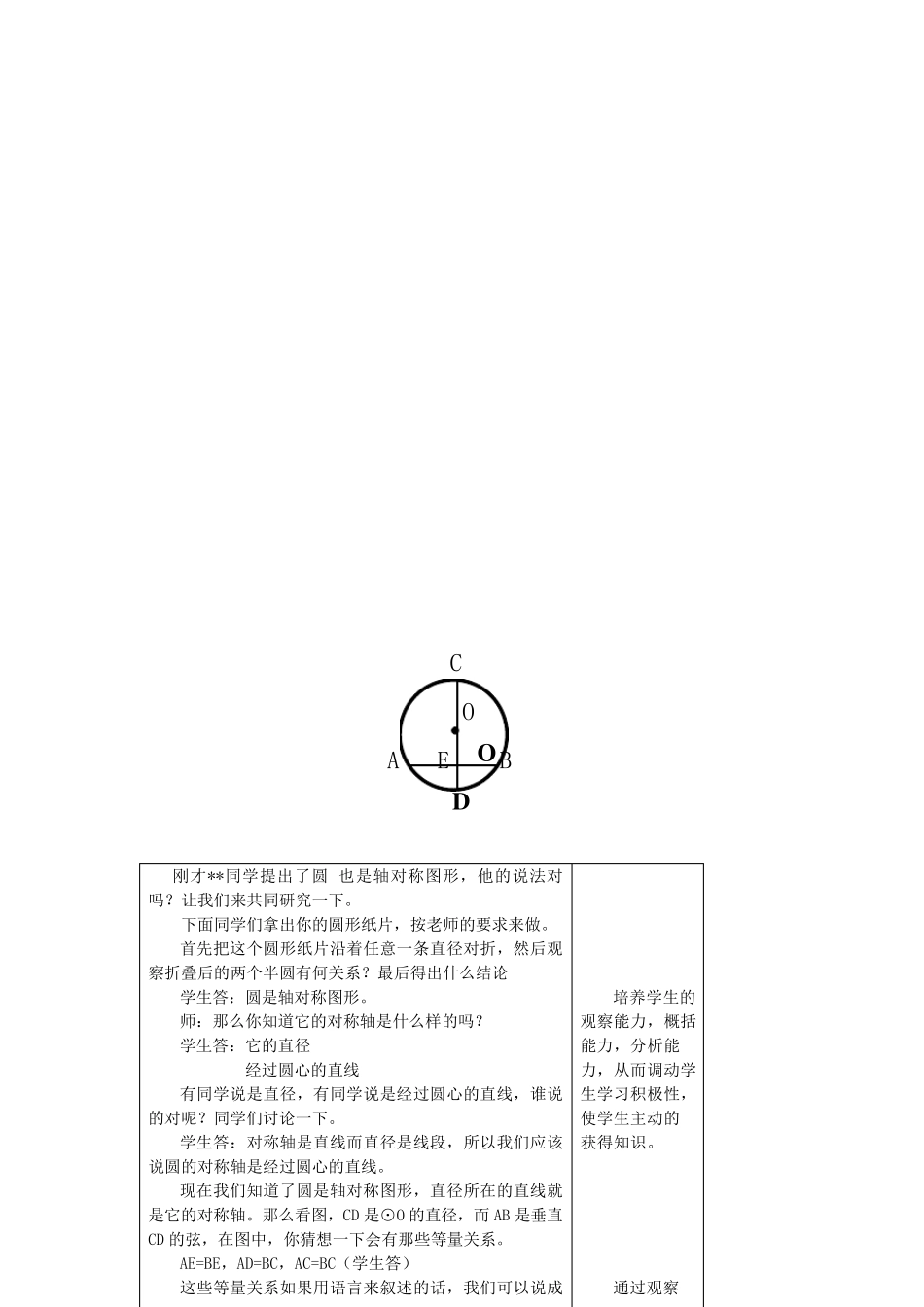 新人教版垂径定理教案_第2页