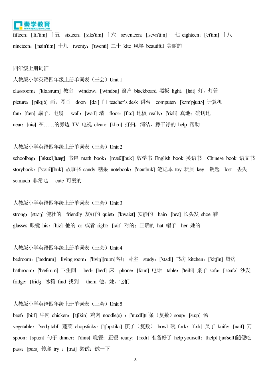 新人教版小学英语三到六年级单词汇总_第3页