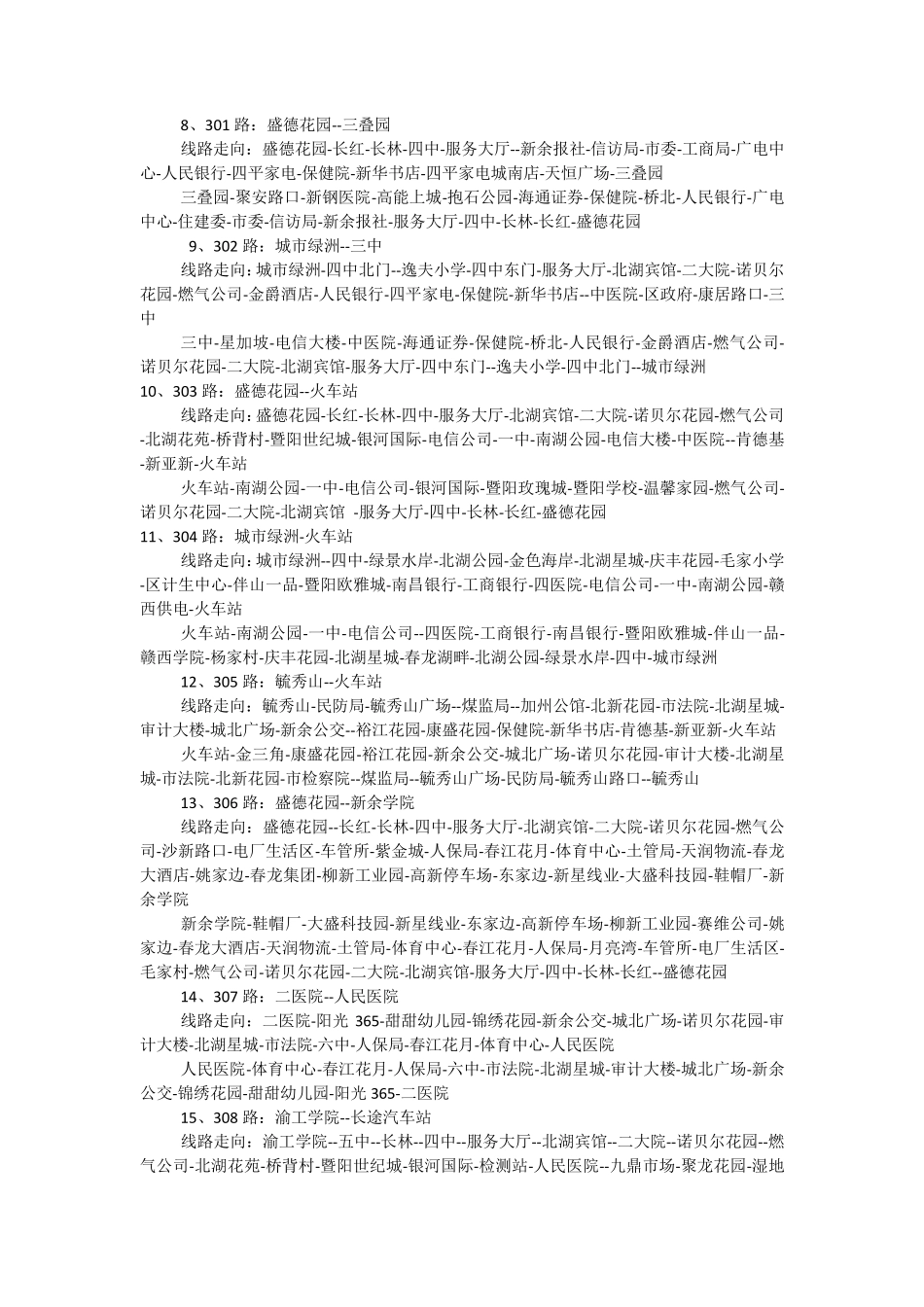 新余公交路线图_第2页