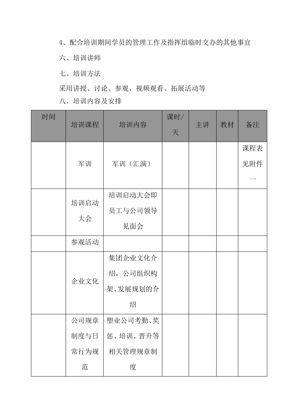 新入职大学生培训方案()_第3页
