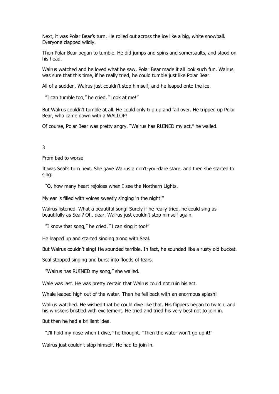 海象参加表演内容和翻译_第2页