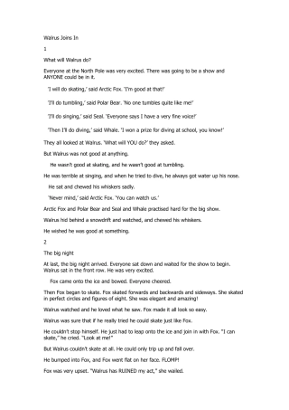 海象参加表演内容和翻译