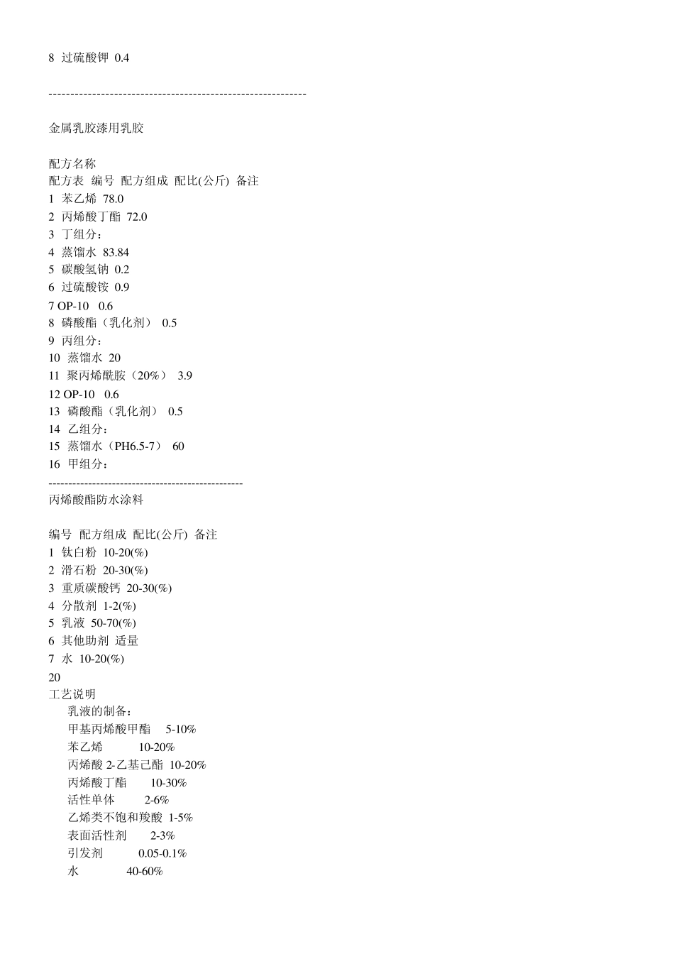 涂料配方——各种涂料体系_第2页
