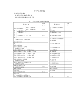 消毒产品检验规定