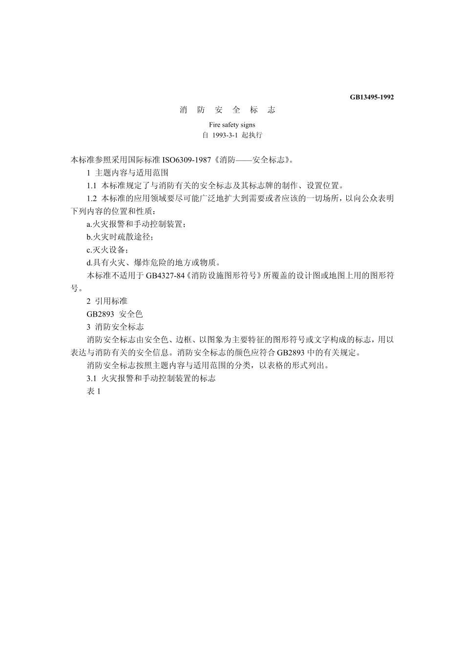 消防安全标志_第1页