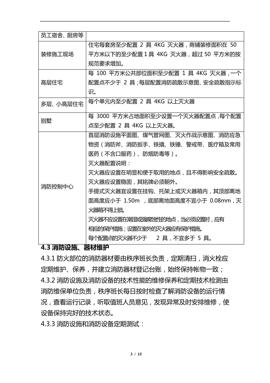 消防安全管理作业指导书_第3页