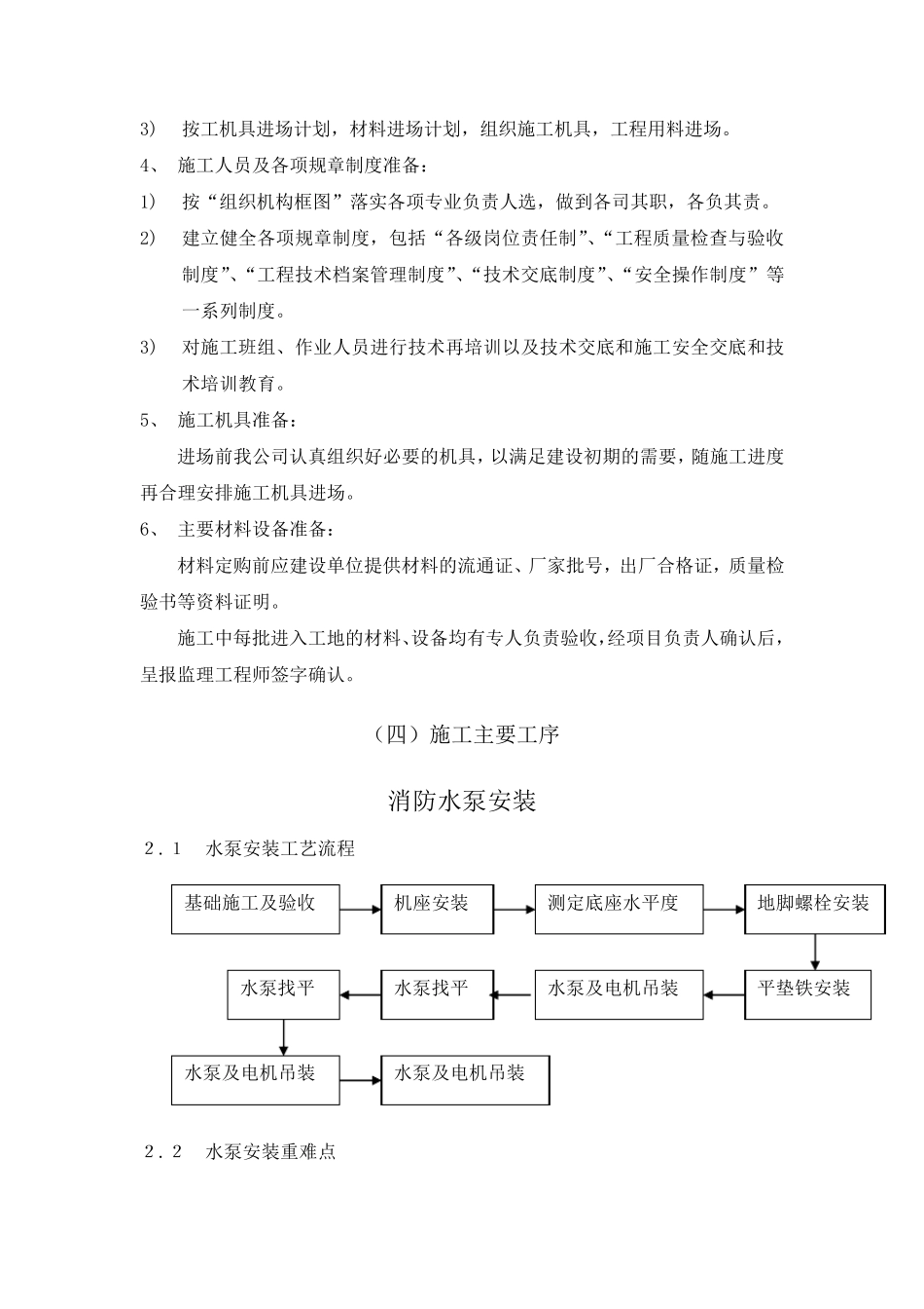 消防水泵安装施工组织设计_第3页