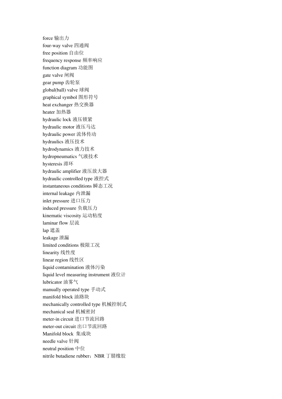 液压专业英语词汇_第3页