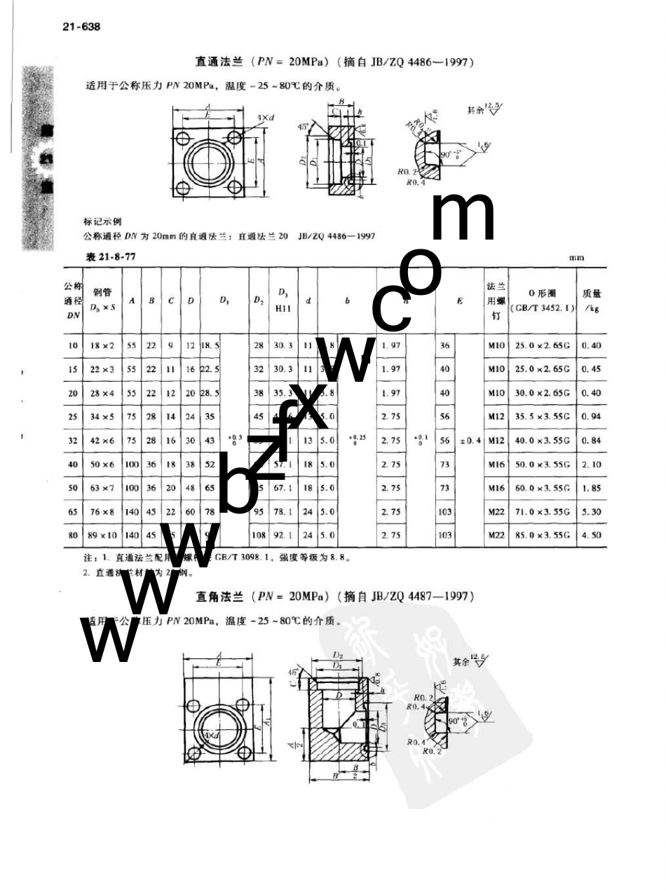 液压专用方形法兰_第2页
