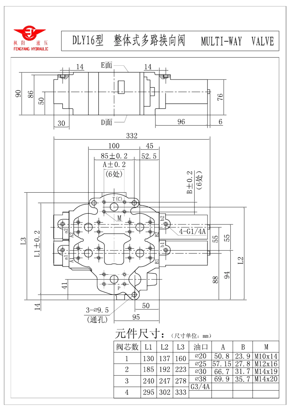 液压多路换向阀外形图集(WYZ)_第1页