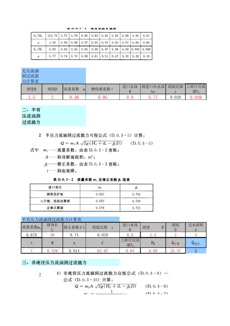 涵洞水力计算_第2页