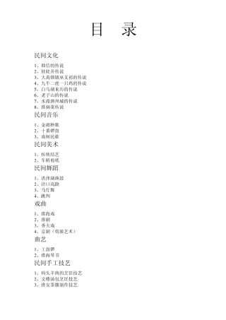 淮安非物质文化遗产通览