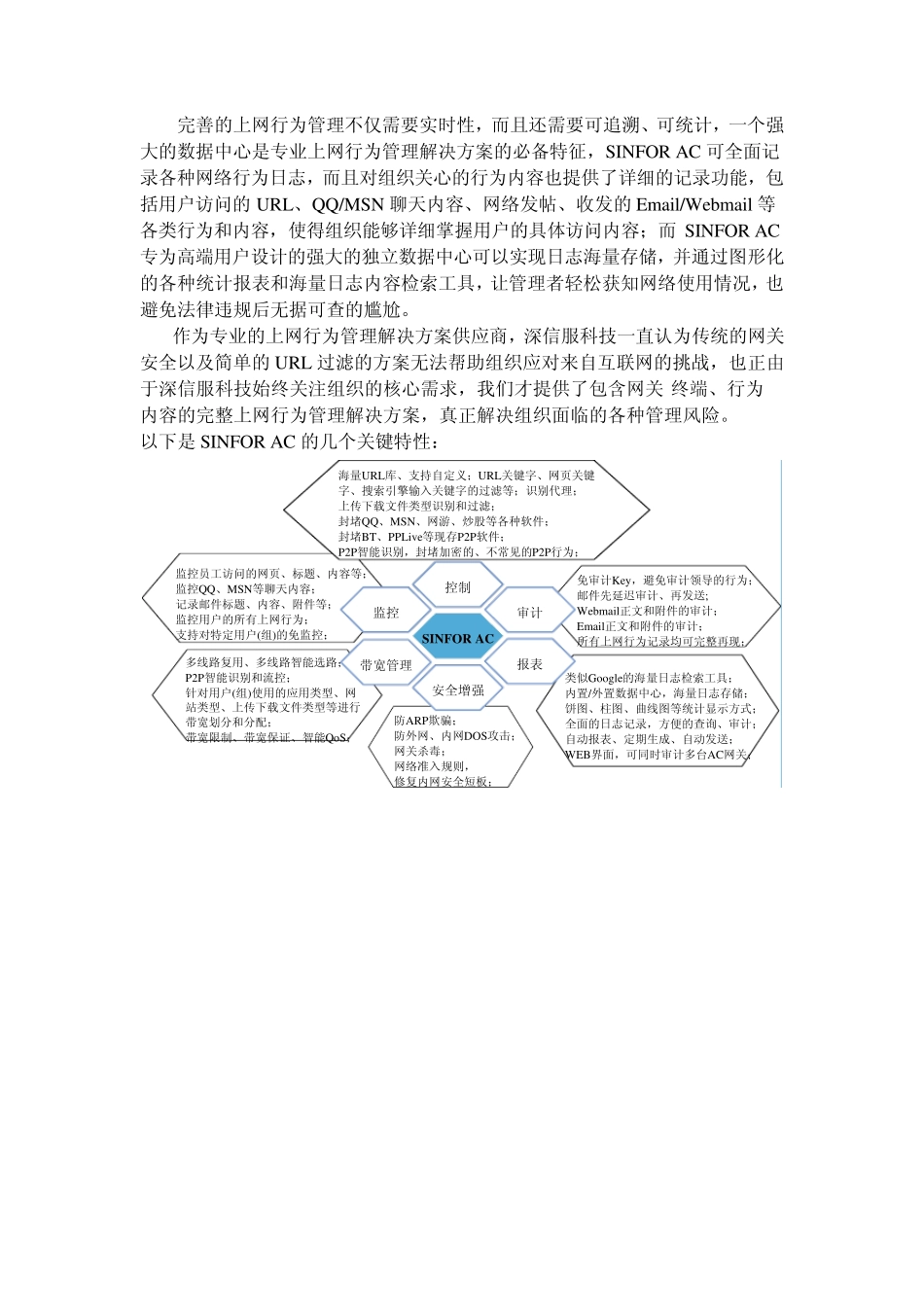深信服AC上网行为管理网关介绍2010_第2页