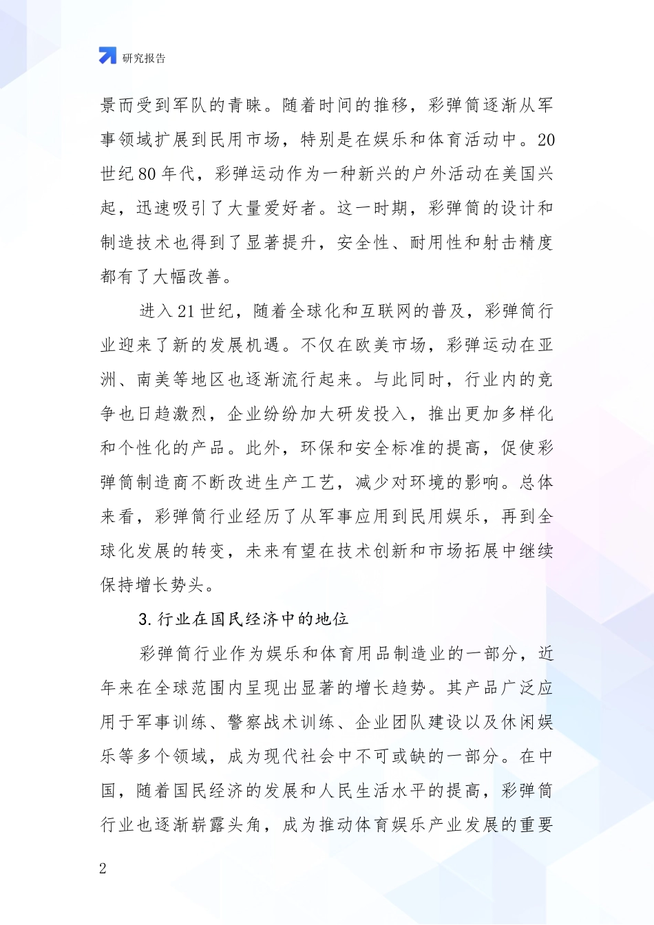 2024-2025年彩弹筒领域总体发展现状及未来发展趋势综合论证报告_第2页