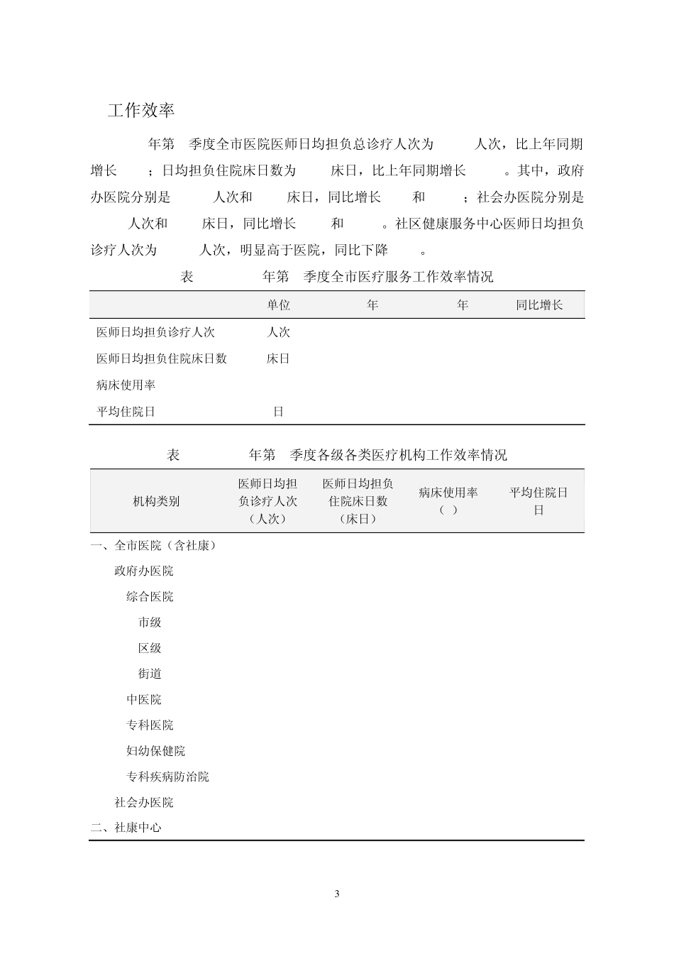 深圳市医疗服务信息简报_第3页