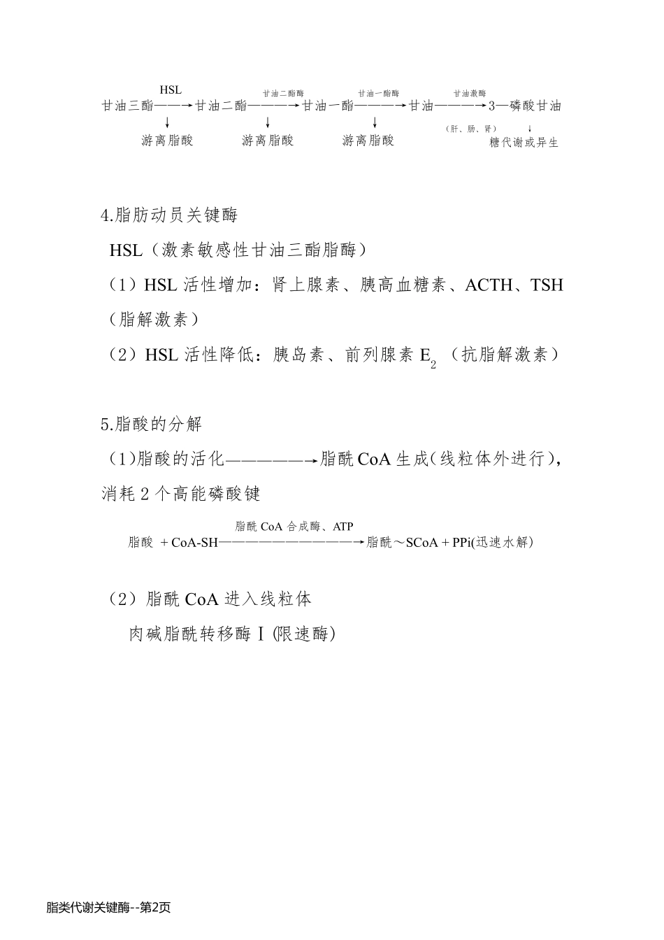 脂类代谢关键酶_第2页