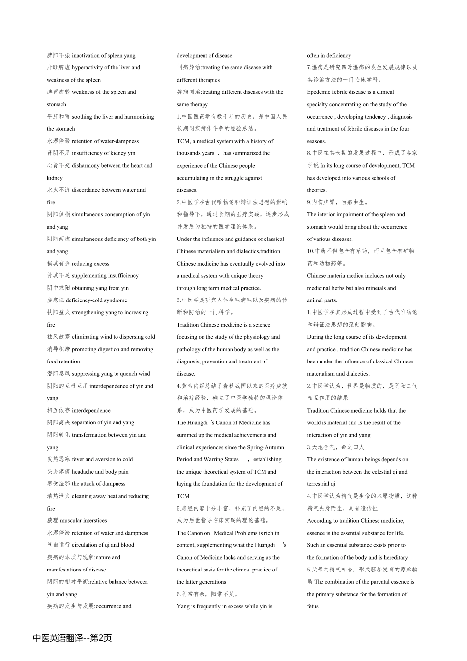 中医英语翻译_第2页
