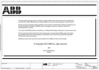 ABB机器人最新版电路图说明书+2023