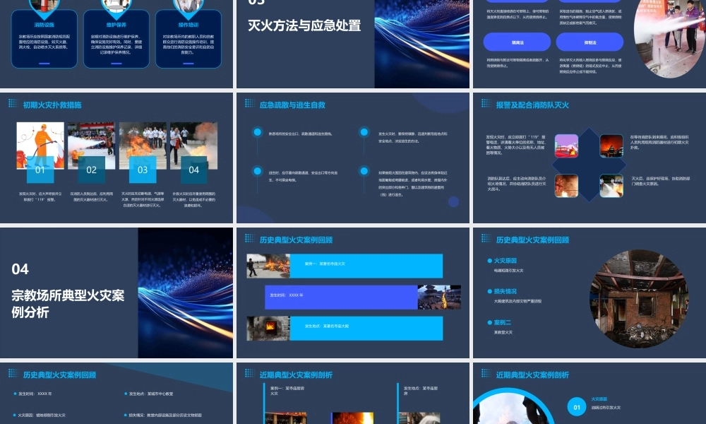 宗教场所消防培训课件