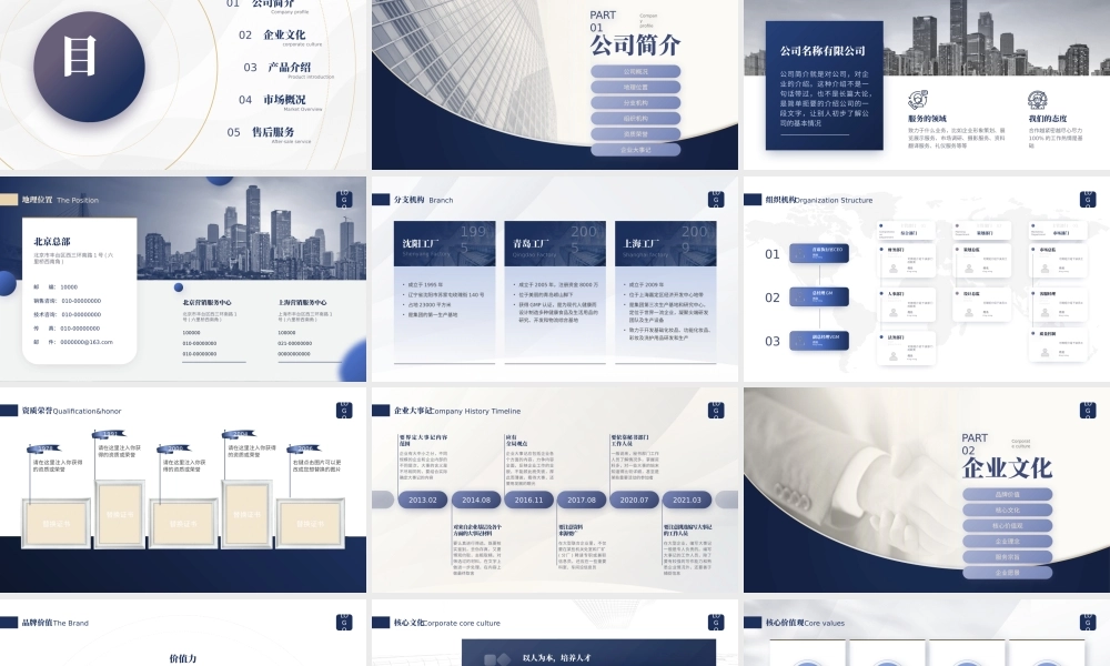 公司产品介绍