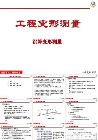 沉降监测课件