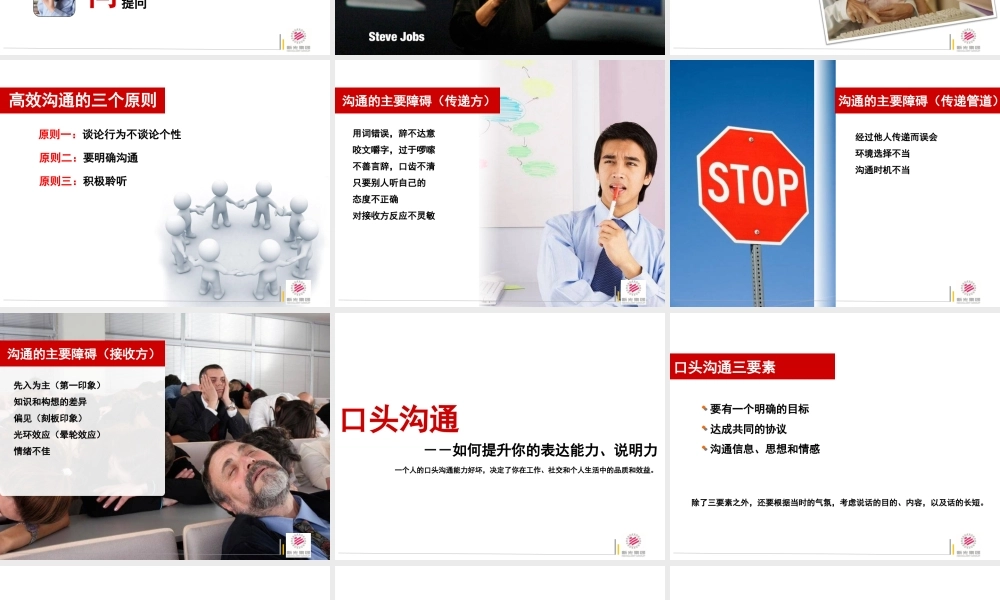 《有效沟通技巧》PPT演示文档
