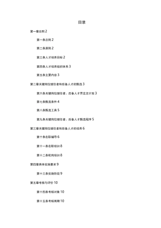 5人才梯队建设方案