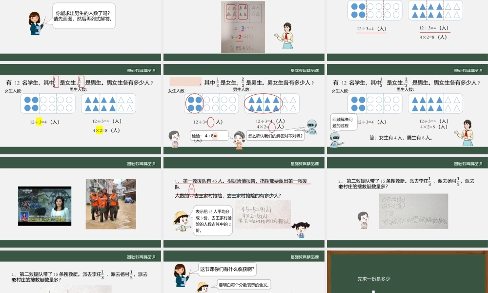 分数的简单应用（第2课时课件