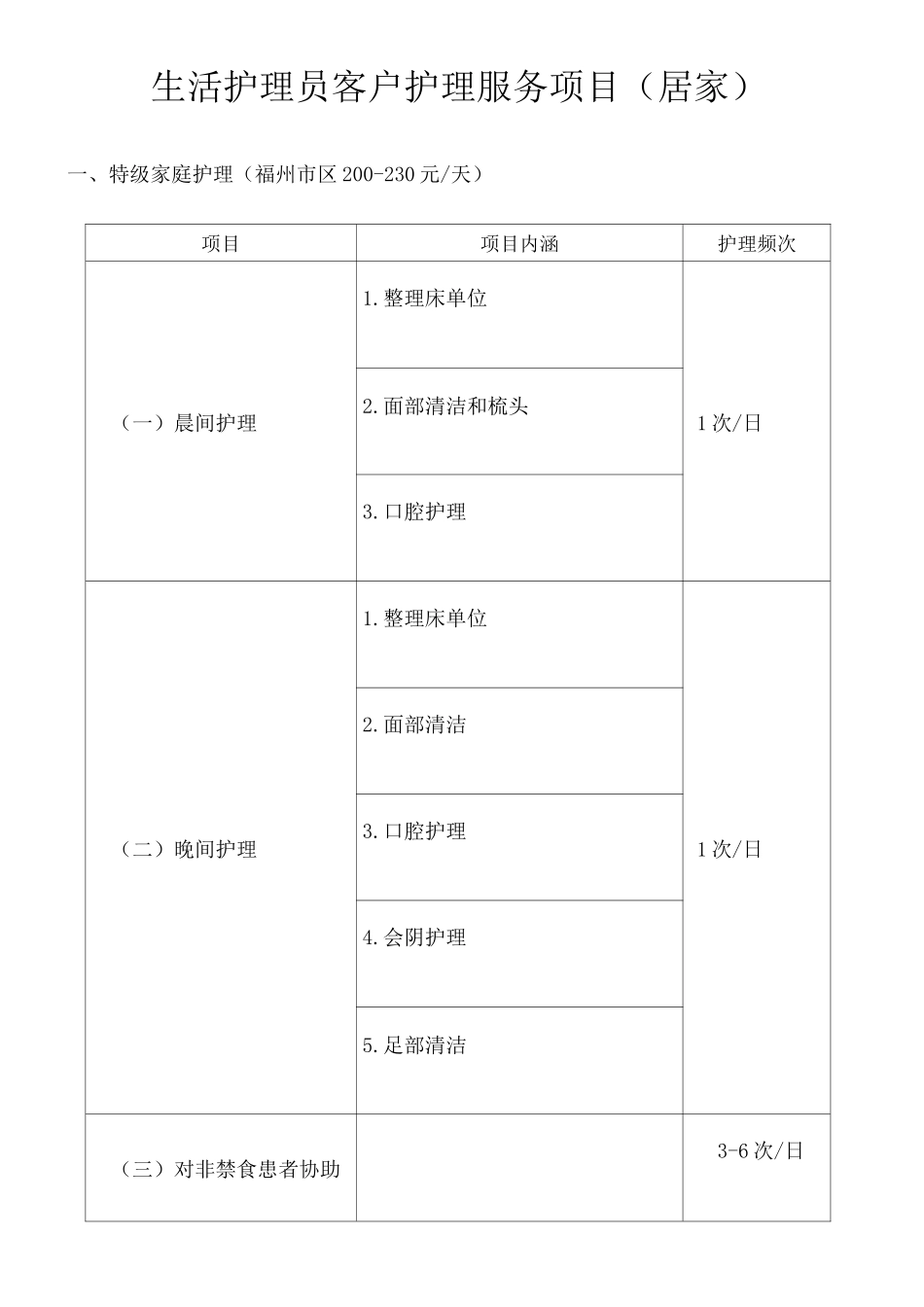 居家护理服务日常内容_第1页